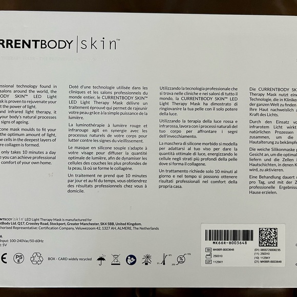 Currentbody Skin LED Red Light Therapy Mask - Picture 8 of 11